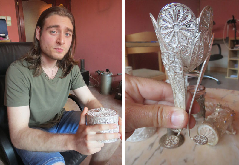 Златни дечко плете сребро