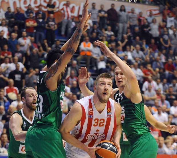 КРАЈ: Жалгирис-Црвена звезда 61:77