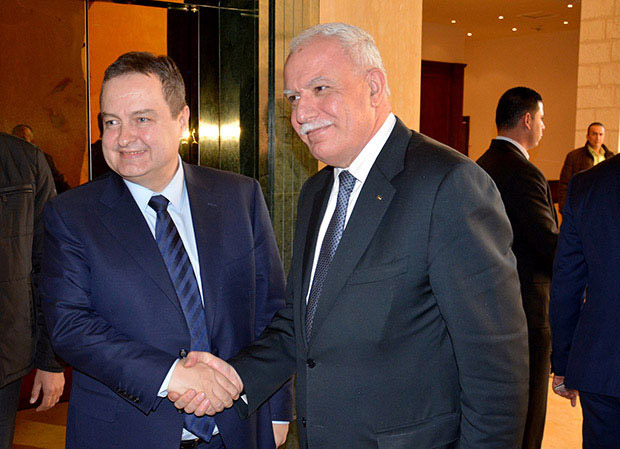 Дачић разговарао с министром иностраних послова Палестине
