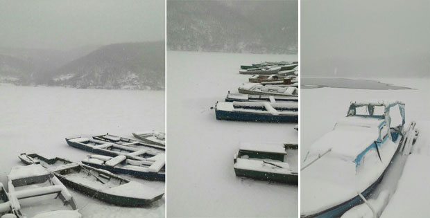 ФОТО: Зелеђено језеро Ћелије!