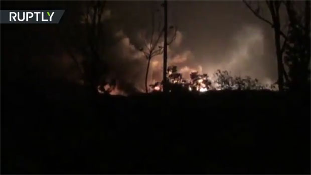 Сирија: Ракете из Израела пале близу Дамаска (ВИДЕО)