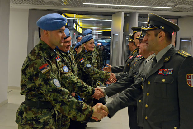 Ротација српских мировњака у Африци