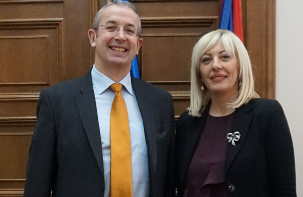 Јоксимовић и Давенпорт о сарадњи у реализацији ИПА пројеката