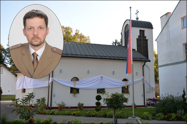 Војни свештеник достојан Медаље заслуга за народ
