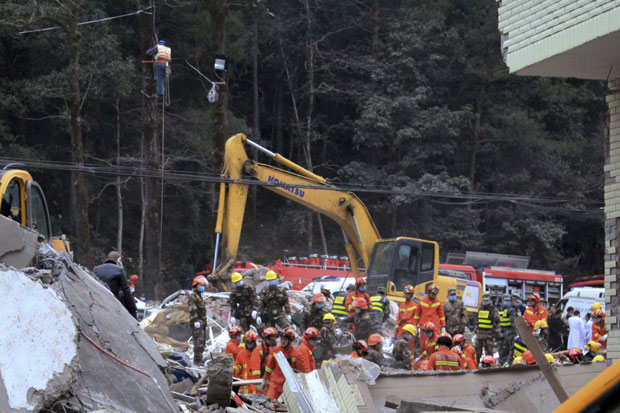 У урушавању зграда у Кини седморо погинулих 