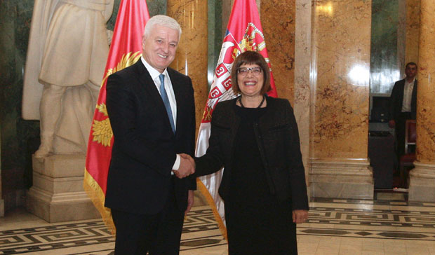 Гојковић и Марковић: Односи добри, интензивирати парламентарну сарадњу
