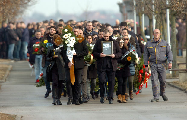 Сахрањен убијени каратиста