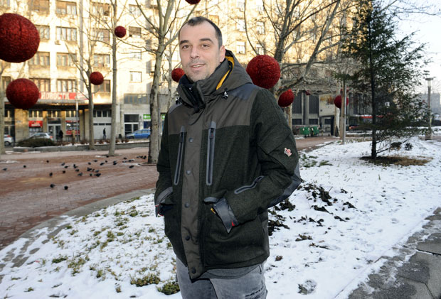 Милијаш Гроф на терену