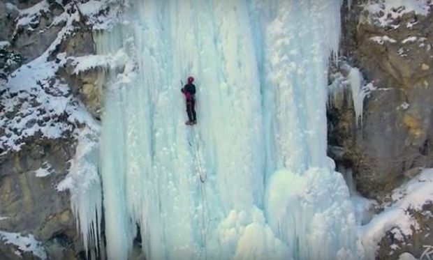 Попели се уз залеђене водопаде у кањону Таре (ВИДЕО)