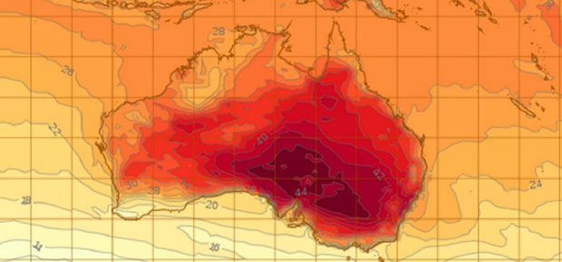 КОНТИНЕНТ ГОРИ НА +48: Најтоплији дани у историји Аустралије