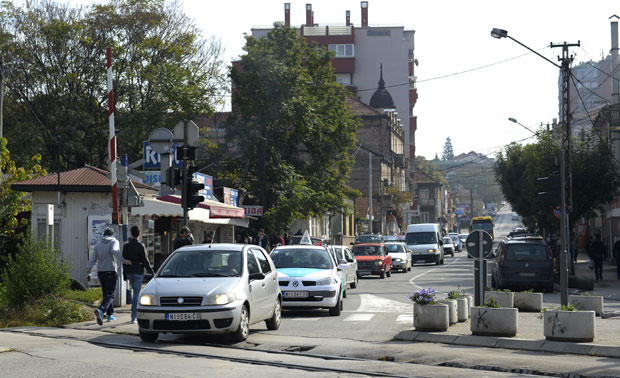 Оде пруга из центра Ниша