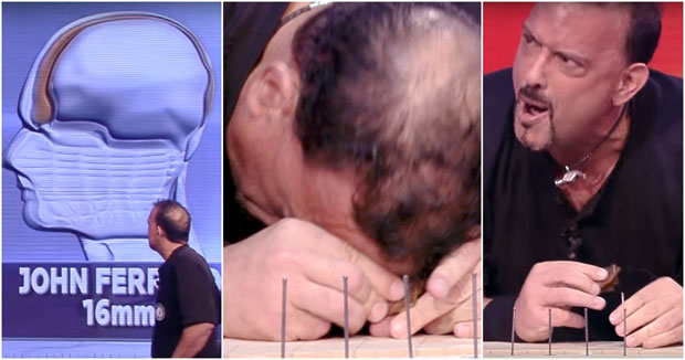 Челом закуцао 38 ексера