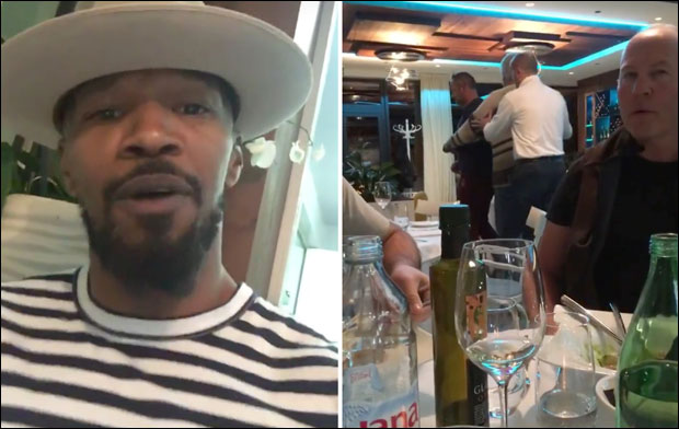 Пијани Хрвати вређали Џејмија Фокса