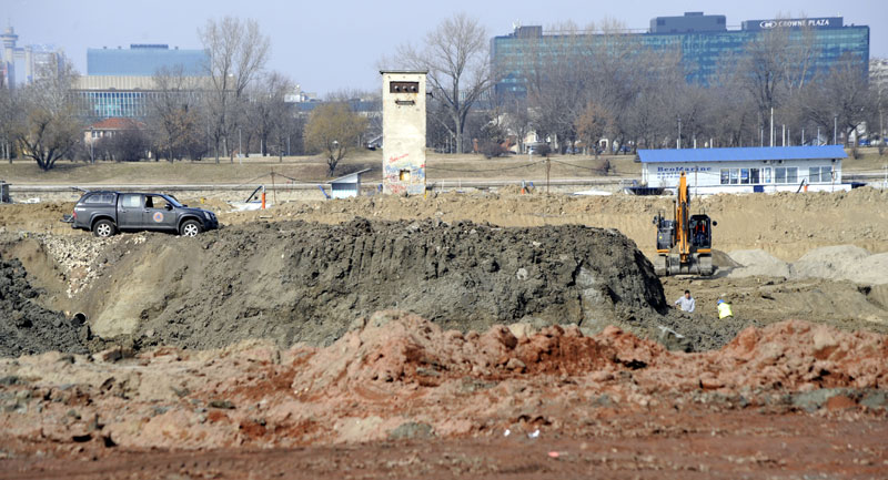 Уништена граната на градилишту Београда на води 