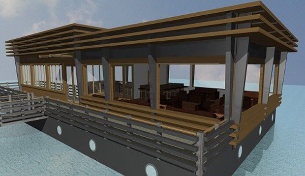 Сплав стиже на језеро