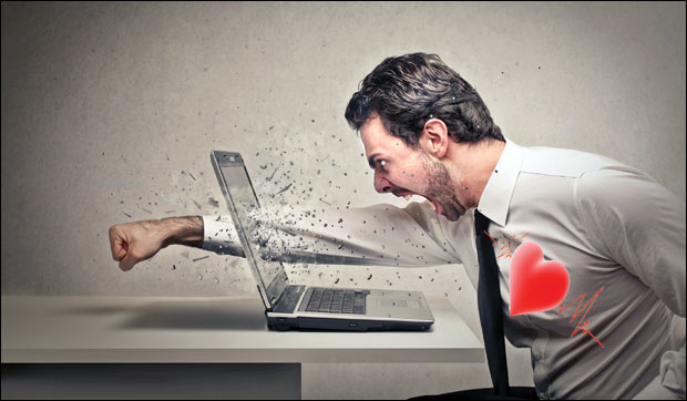 Љутња угрожава срце