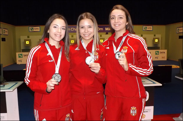 ЕП ваздушним оружјем: Сребрне и јуниорке
