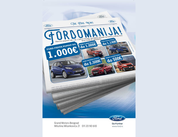 ФОРДОМАНИЈА - Велики попусти и додатна опрема на поклон