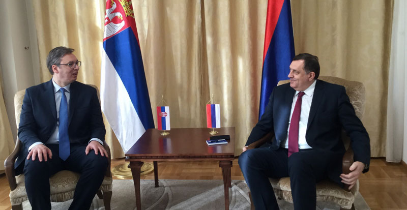 Додик: Политика Вучића има и моју личну подршку, нисам сигуран да је могућа промена Дејтона