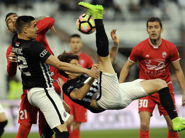 Партизан лако против Вождовца (ВИДЕО)