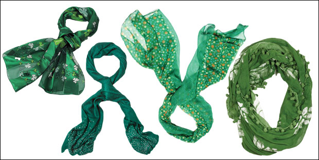 Ешарпе у нијансама зелене