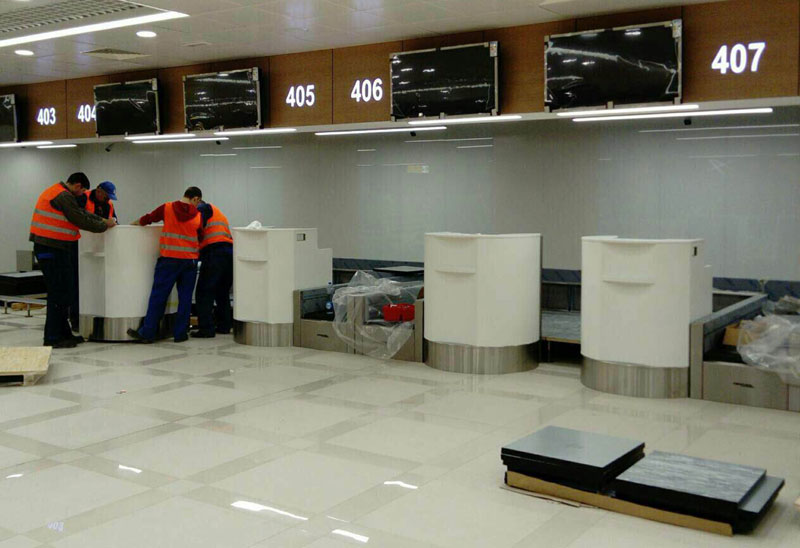 Гланц на ТЕСЛИНОМ Терминалу 2Б