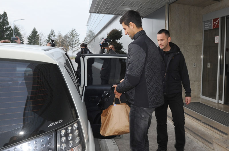 Новак у недељу са сином Стефаном стиже у Београд