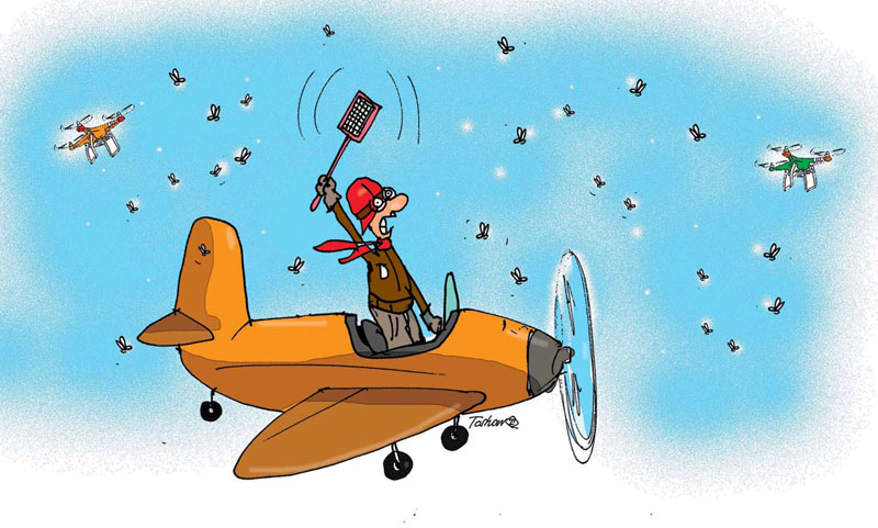 У лов на комарце идe чак и дрон