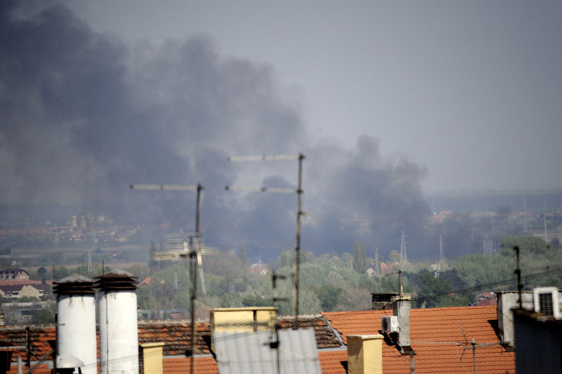 У Борчи гори трска, нема опасности по људе и имовину