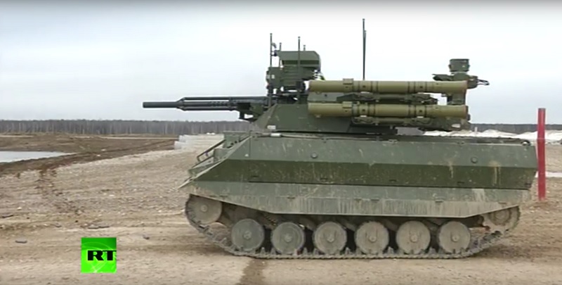 „УРАН 9“ У АКЦИЈИ: Кадрови са војне вежбе у Подмосковљу (ВИДЕО)