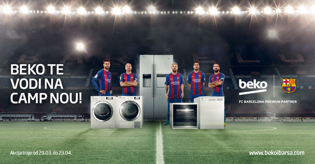 Беко те води на Барсину утакмицу, на Камп Ноу!