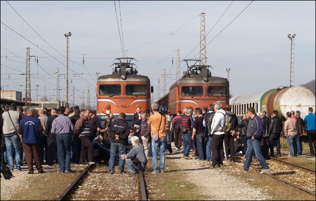 Железничари РС запретили масовнијим протестима