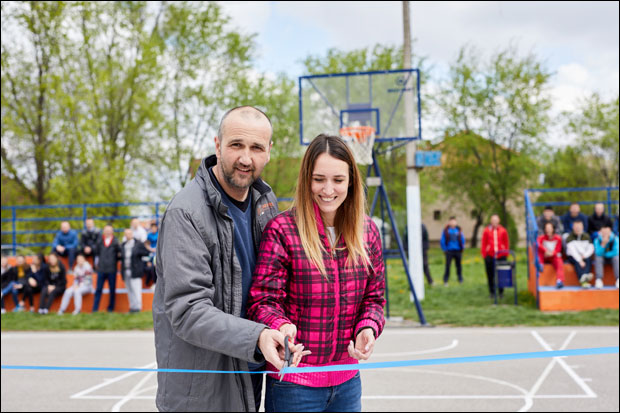 Терен посвећен кошаркашима и кошаркашицама Врбаса