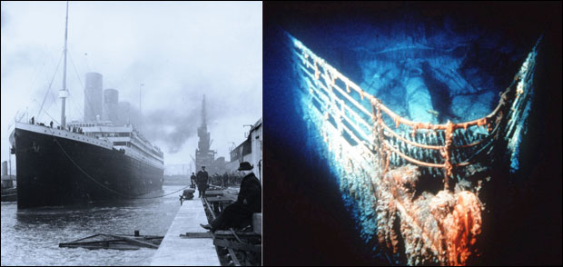 10. април – почетак првог и јединог путовања Титаника
