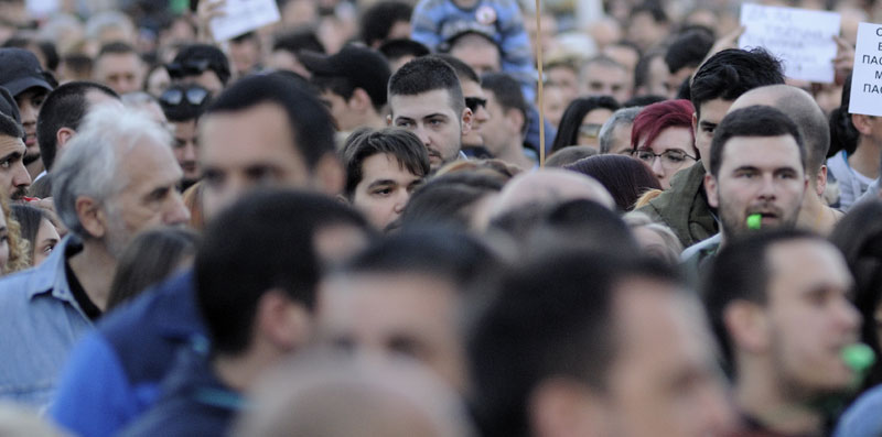 Настављен протест у Београду