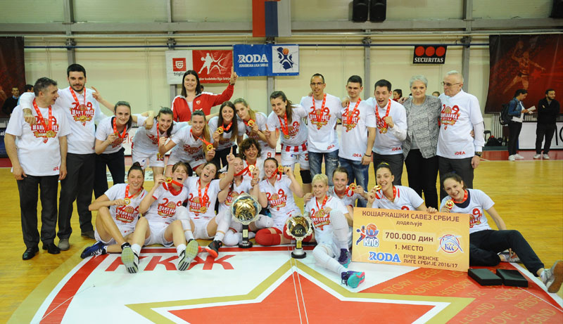 Кошаркашице Звезде пришиле 29. звездицу