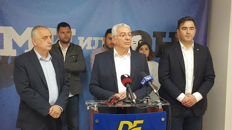 Подгорица: За удар оптужени и лидери ДФ