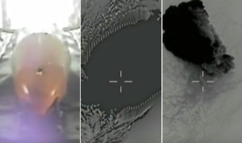 ПОГЛЕДАЈТЕ како је  Мајка свих бомби разнела упориште исламиста