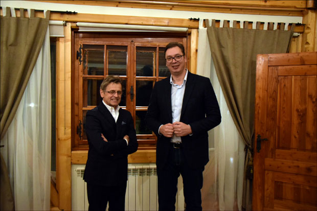 Баришњиков у Београду, Вучић му приредио вечеру у вили Мир
