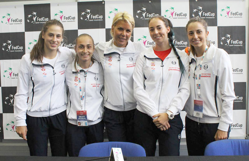 ФЕД КУП: Крунићева прва на терену