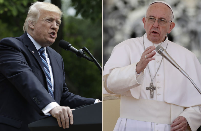 Трамп се састаје с папом током прве посете иностранству?