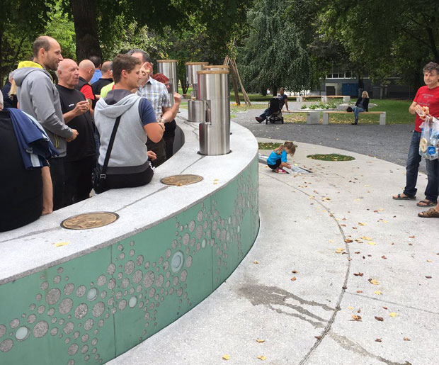 У Словенији поново отворена фонтана пива