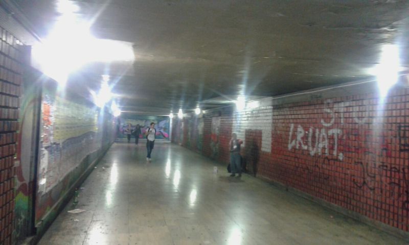 Коначно осветљен пролаз код Ушћа