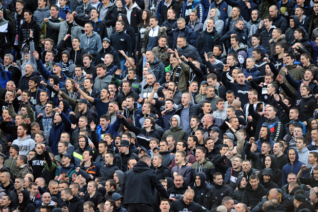 Подршка бивших играча Партизана: Гробари окупирали Ниш