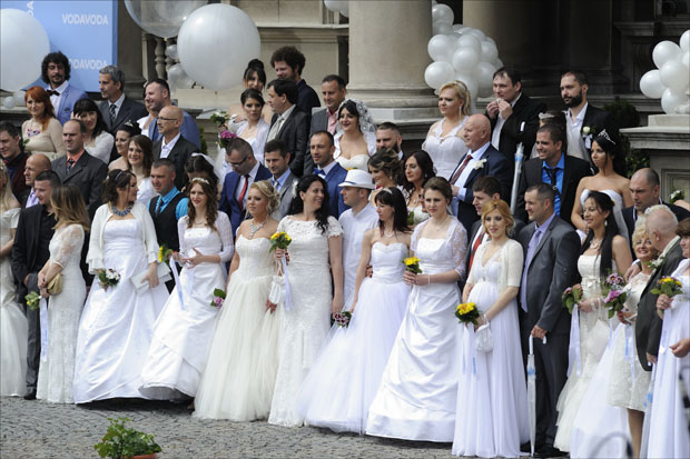 Пола света на венчању у Београду (ГАЛЕРИЈА)
