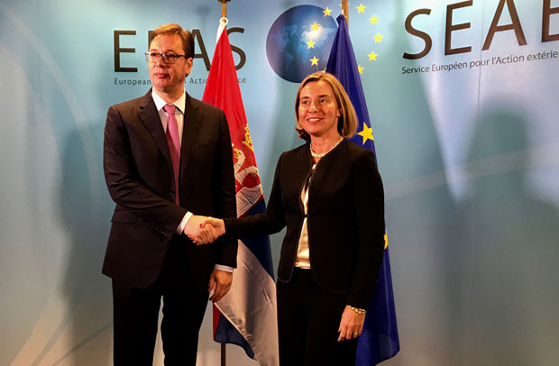 Вучић у Бриселу: Сви су разумели потребу стабилности и мира