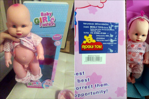 ДОПОЛА СЕКА, А ДОЛЕ - БАТА: Трансродна луткица поклон за крштење