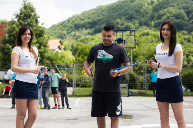 Свечано отворен реновирани кошаркашки терен у Ужицу