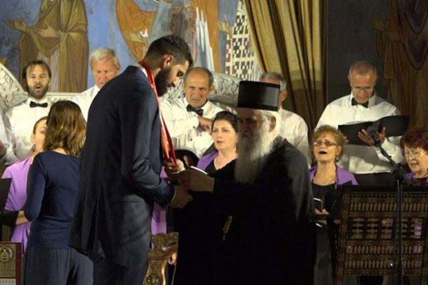 Кошаркаш поносан на Орден Светог Саве