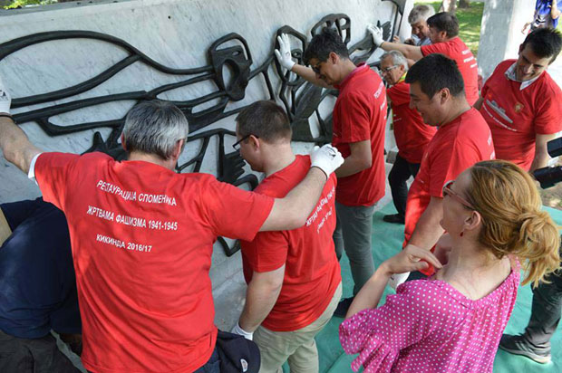 Обновљен споменик жртвама фашизма у центру Кикинде